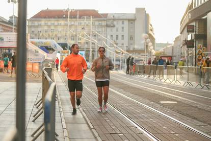 GALERIJA Maratonci ispraznili centar: Zagrebačke ulice rijetko izgledaju ovako pusto