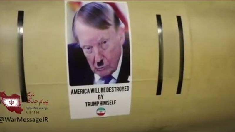 VIDEO Iranci Trumpa pretvorili u Hitlera i 'zakeljili' na raketu