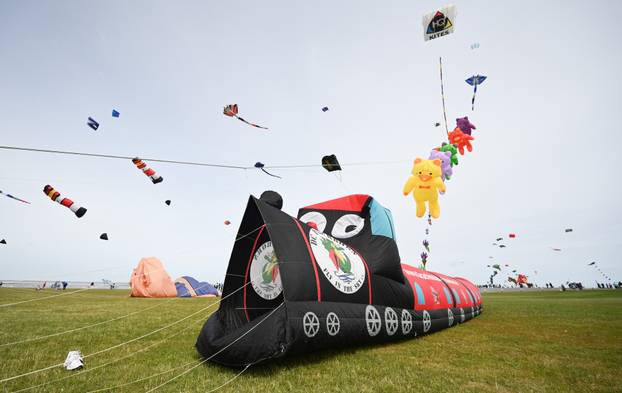 Kite festival by the sea