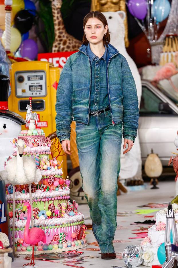 Diesel Fall/Winter 2026/2027 collection during Fashion Week in Milan