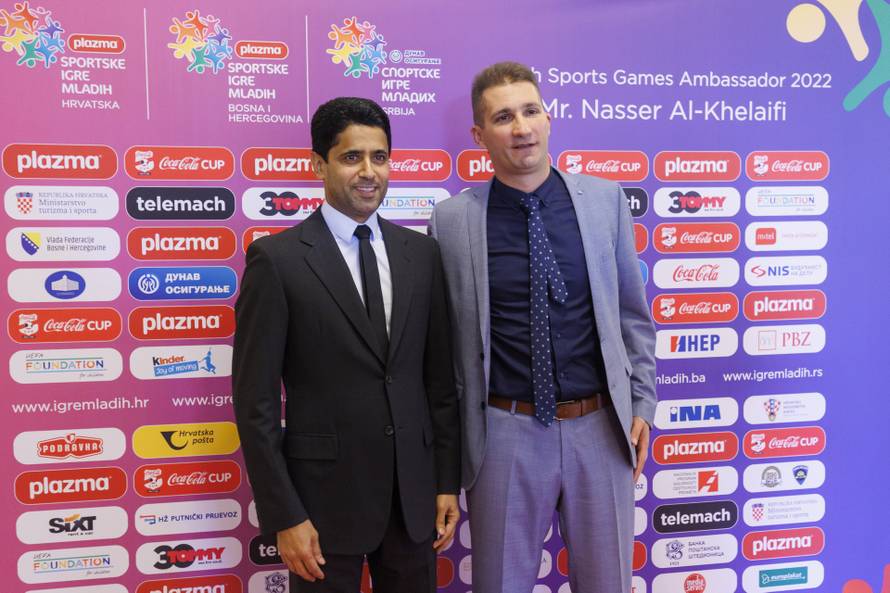 Split: Održana je ceremonija predstavljanja novog ambasadora Plazma Sportskih igara mladih, Nassera Al-Khelaifija