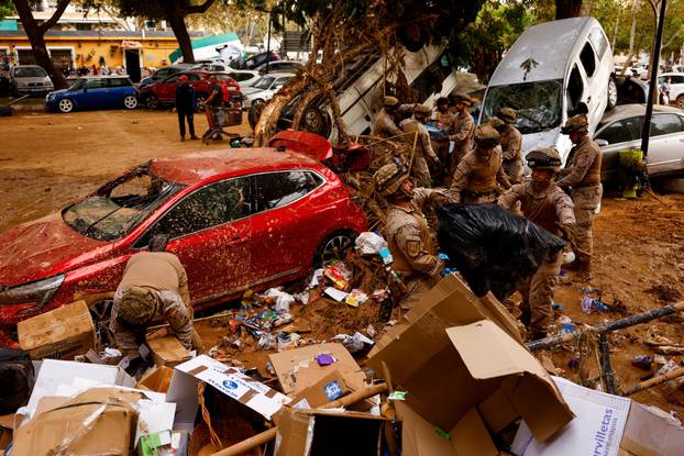 Aftermath of floods in Spain