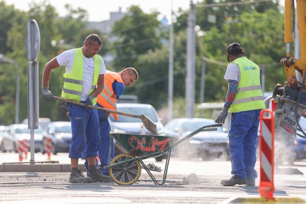 Zagreb: Počeli radovi na križanju Ulice grada Vukovara i Avenije Marina Držića