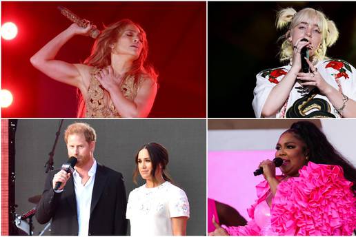 Publiku u New Yorku oduševile J.Lo, Lizzo i Billie Eilish, Meghan i princ Harry pričali o cijepljenju