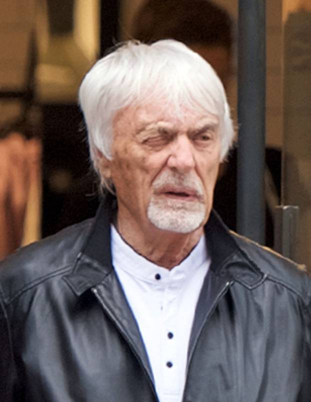 *EXCLUSIVE* Bernie Ecclestone, 88, seems to have a problem opening his right eye as he was seen shopping at Royal