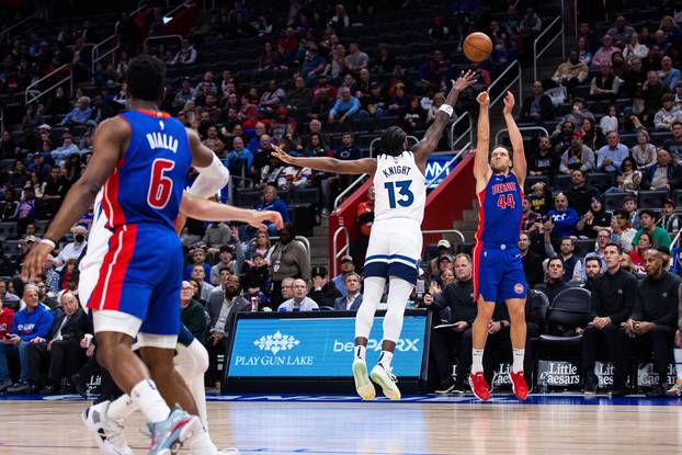 NBA: Minnesota Timberwolves at Detroit Pistons