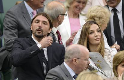 Bračna idila u Wimbledonu: Tanja s Goranom gledala meč