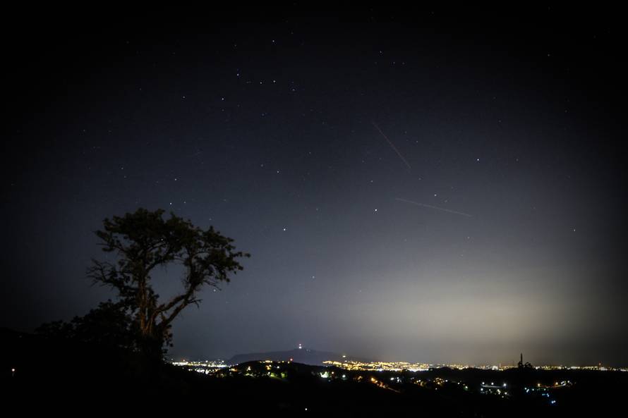 Kiša  meteora iznad Zagreba
