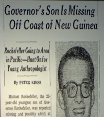 Mladi Rockefeller misteriozno je nestao i nikada ga nisu našli: 'Pleme ga je ubilo pa pojelo...'