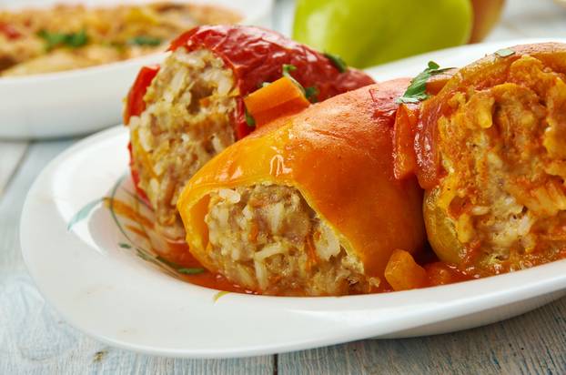 Hungarian stuffed peppers