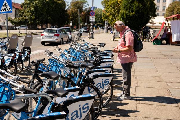 Zagreb: Bajs, sustav javnih bicikala