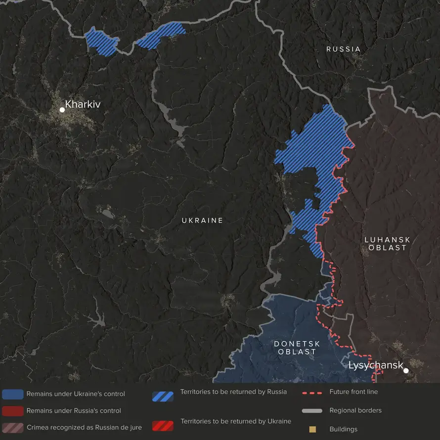 Evo kako će Ukrajina izgledati nakon što ju rascjepkaju Trump i Putin. Karte su neumoljive