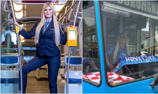 Kockice su i u prometu! Vozačica Iva ukrasila tramvaj, a nosila i Modrićev dres: 'U stilu na poslu'