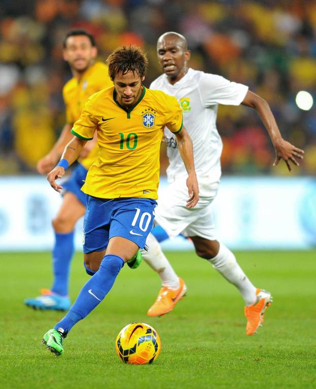 Football - International Friendly - South Africa v Brazil - FNB Stadium