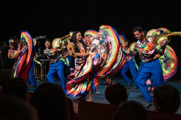 Zagreb: Nastup folklornih skupina u sklopu Međunarodne smotre folklora 