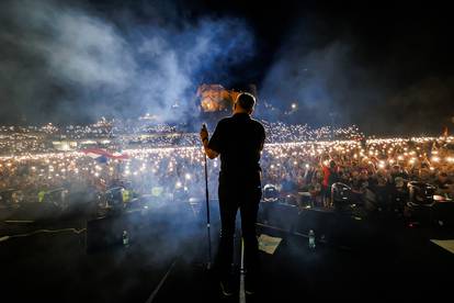 FOTO Spektakl u Imotskom: Evo kako je izgledao koncert Bulića, Thompsona i Zečića na stadionu