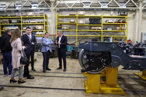 Zagreb: Oleg Butković sa suradnicima obišao je proizvodni pogon Končara 