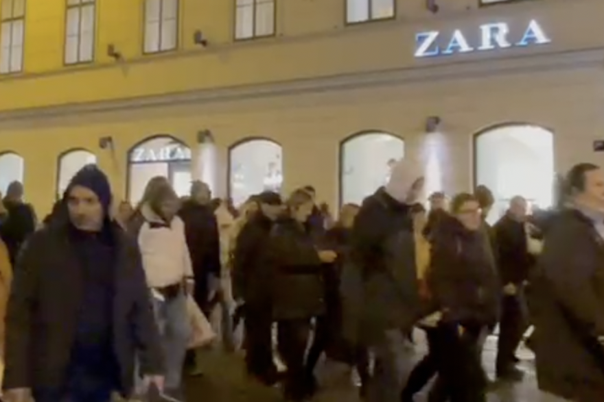 Covid prosvjed u Zagrebu