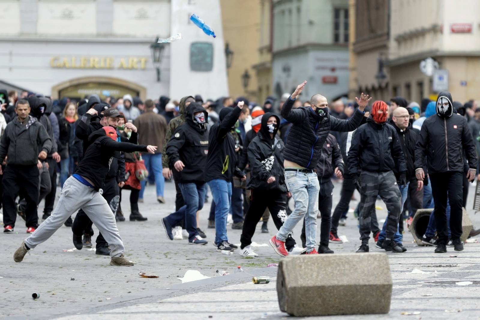 Demonstration against the Czech government's COVID-19 restrictions in Prague