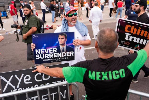 Memorial service for slain conservative commentator Kirk in Glendale