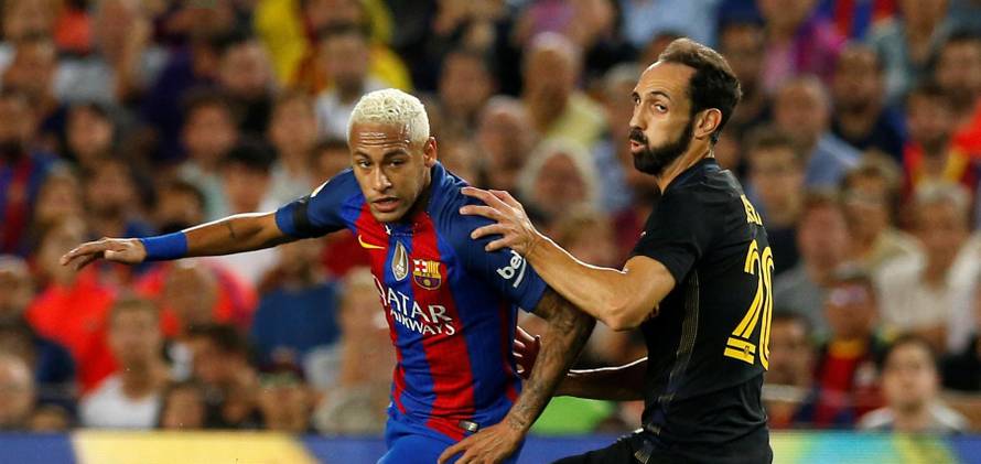 Football Soccer - Barcelona v Atletico Madrid - Spanish La Liga Santander - Camp Nou stadium