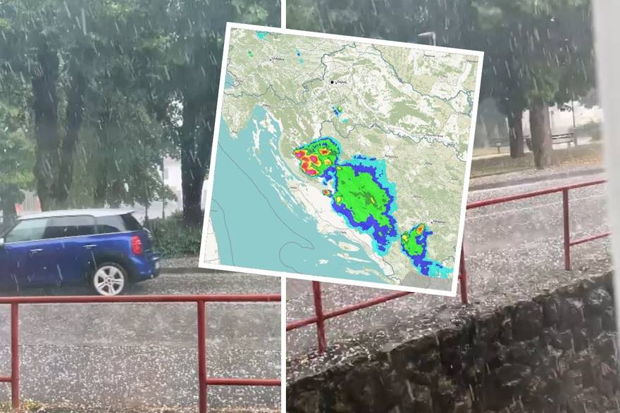 Tuča i nevrijeme u Gospiću