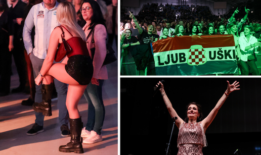 MEGAGALERIJA Šljokice, kockice, dekoltei: Hrvatske zvijezde zabavile dijasporu u Frankfurtu