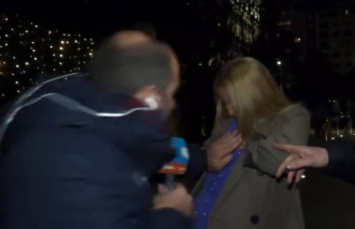 VIDEO Uletjela je novinaru dok je izvještavao o transferima i izvadila... A bolje da pogledate