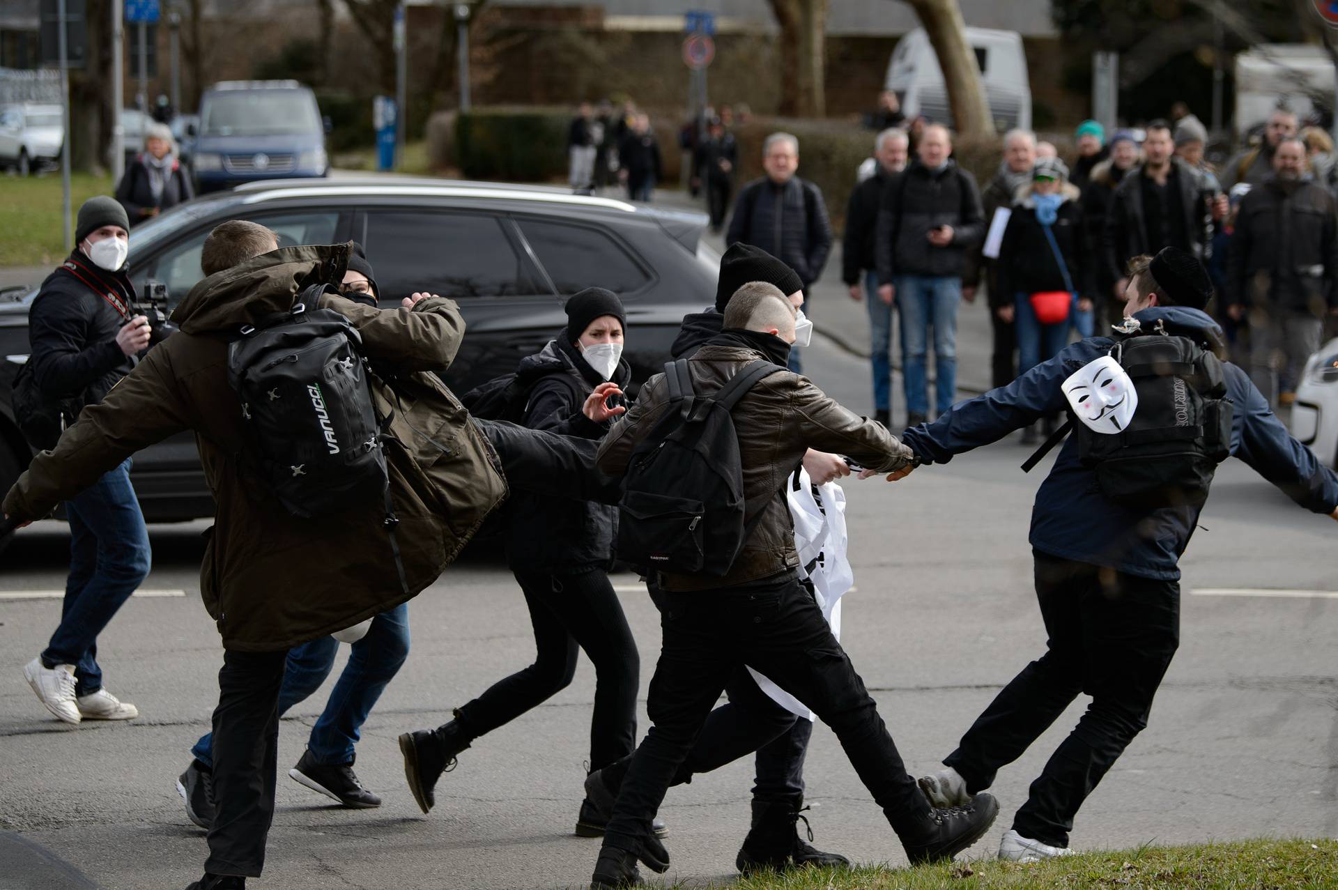 Demonstration against Corona restrictions - Kassel