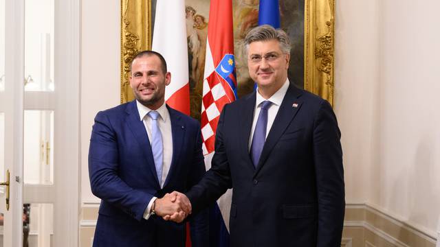Zagreb: Premijera Malte, Roberta Abela, ugostio je predsjednik Vlade Andrej Plenković