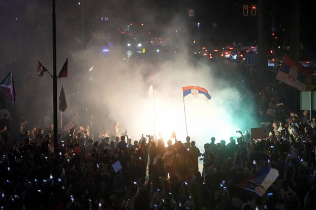 Beograd: Građani su se okupili kako bi dočekali studente iz Zapadne Srbije