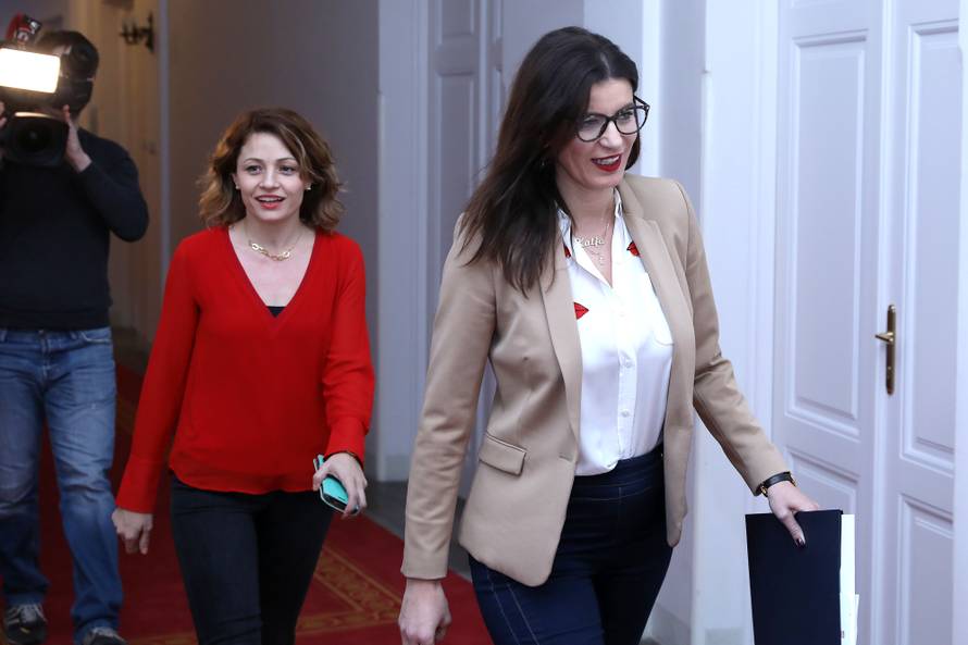 Zagreb: Josipa Rimac doÅ¡la u prostorije kluba zastupnika MOST-a