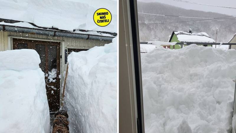 'Snijeg nam je prekrio i vrata i prozore, nema ga više ovoliko ni zimi. Samo da krovovi izdrže'
