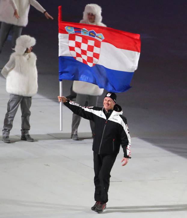 So?i: Ivica Kosteli? nosio zastavu na otvorenju Zimskih olimpijskih igara 2014.