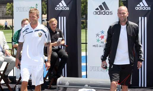 Beckham i Zidane ostavili otiske stopala u cementu