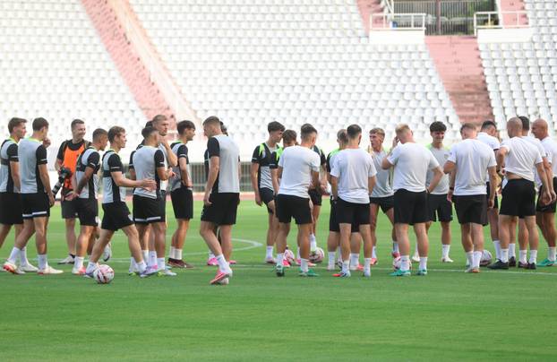 Split:  MŠK Žilina odradila trening na Poljudu