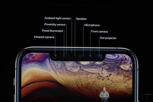 Schiller Senior Vice President, Worldwide Marketing of Apple, speaks about the the new Apple iPhone XS and XS Max  at an Apple Inc product launch in Cupertino