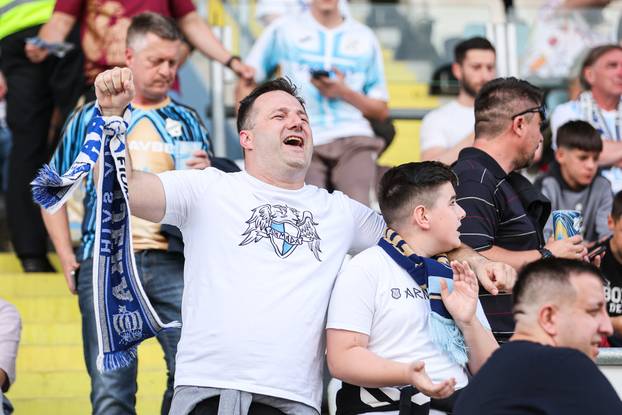 Rijeka: Navijači na utakmici finala SuperSport Hrvatskog nogometnog kupa, HNK Rijeka - NK Slaven Belupo