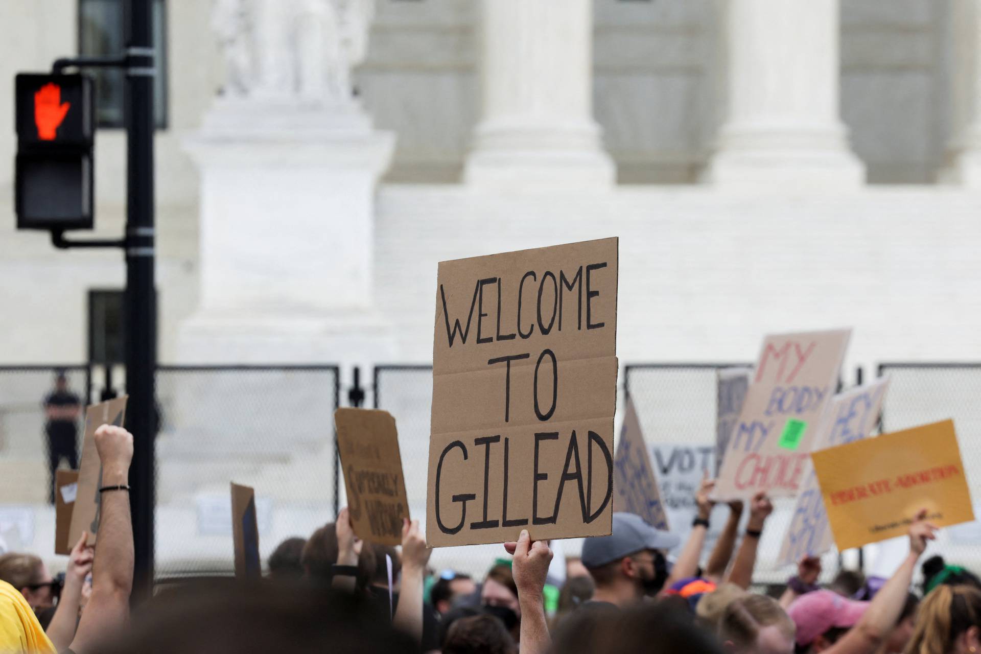 United States Supreme Court overturns the landmark Roe v Wade abortion decision