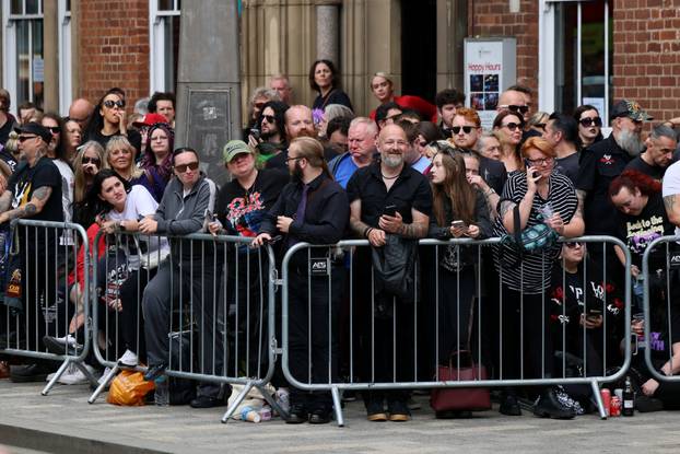 Ozzy Osbourne's funeral cortege travels through Birmingham