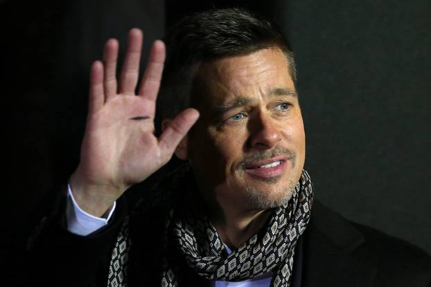 Actor Brad Pitt arrives at the premiere of the film "Allied" in Madrid