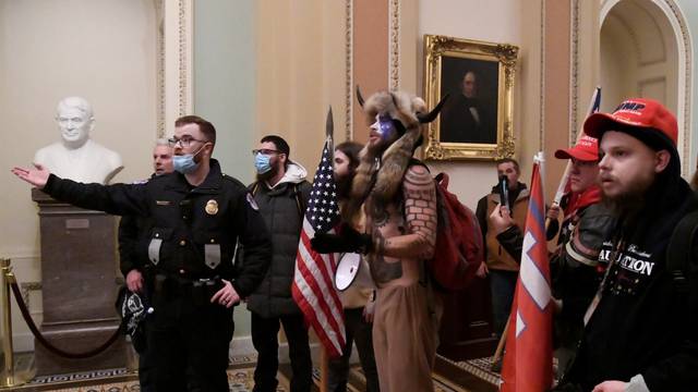 Supporters of President Donald Trump occupy the U.S. Capitol in Washington