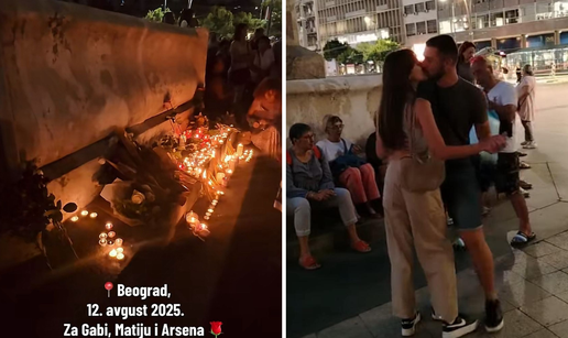 Građani Beograda opraštaju se od Gabi Novak: 'Bravo, ljudi...'
