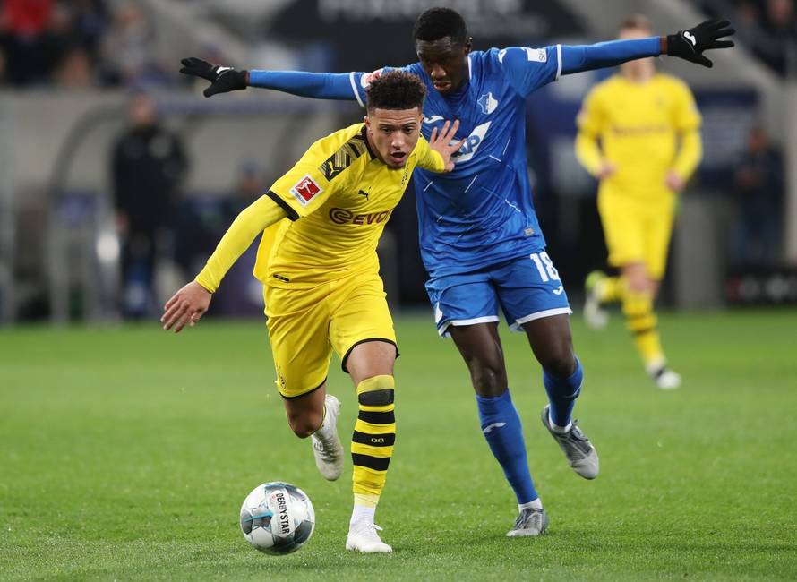 firo: 20.12.2019, football, 1.Bundesliga, season 2019/2020, TSG Hoffenheim - BVB, Borussia Dortmund
