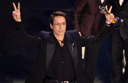 Robert Downey Jr. nasmijao sve svojim govorom: 'Hvala mojem lošem djetinjstvu i veterinaru'