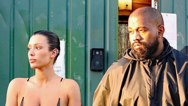 *PREMIUM-EXCLUSIVE* Kanye West and wife Bianca Censori turns heads as she wears shocking fully sheer tights to tanning salon