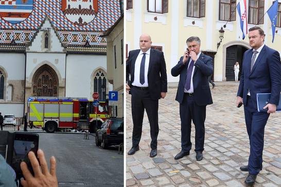 Šok na Markovom trgu: Čovjek se zapalio ispred Vlade! Liječnici u Vinogradskoj se bore za njega