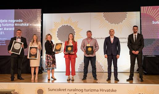 Dodijeljene nagrade Suncokret ruralnog turizma Hrvatske 2021.