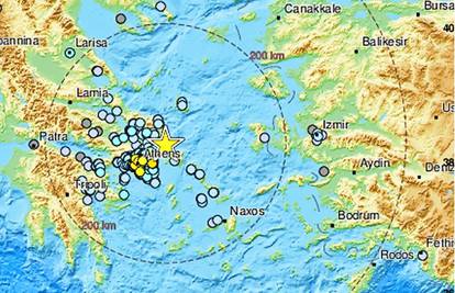 Potres od 5.0 nedaleko Atene