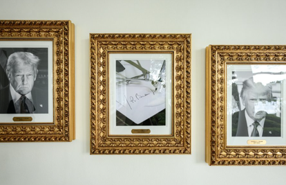 Pogledajte što je Donald Trump objesio na mjestu gdje je trebao stajati portret Joe Bidena